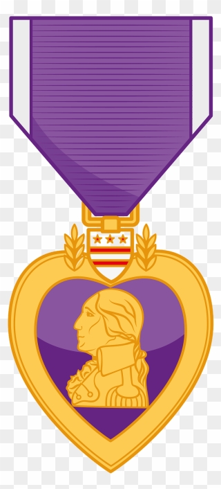 Purple Heart Award Clipart - Png Download