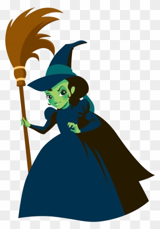 Witch Wizard Of Oz Cartoon Clipart