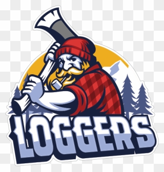 Lumberjack Clipart Logger - Axe Mascot Logo - Png Download