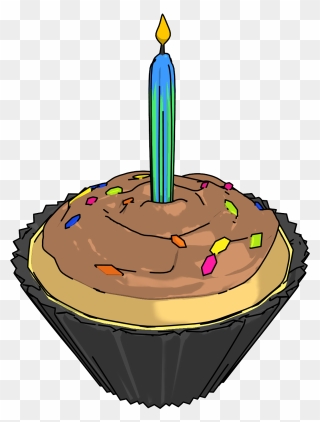 Birthday Party Cupcake Png Clipart - Cupcake Transparent Png