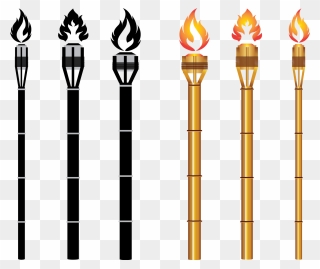 Clipart Free Vector Carrier Transprent Png Free Download - Transparent Background Tiki Torch Clipart