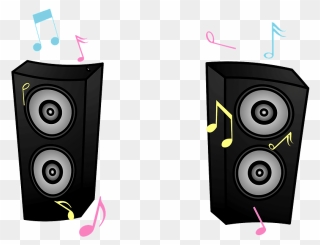Speaker Music Clipart - Loudspeaker - Png Download