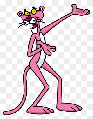 How To Draw Pink - Pink Panther Drawing Cute Clipart