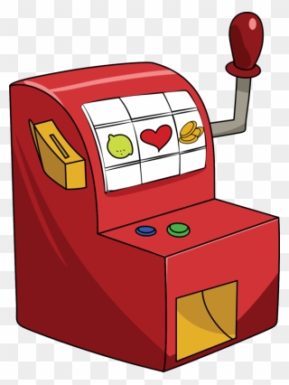 Area,fictional Character,line - Clipart Slot Machine - Png Download