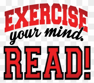 Exercise Your Mind Logo - Slogan About Early Registration Clipart