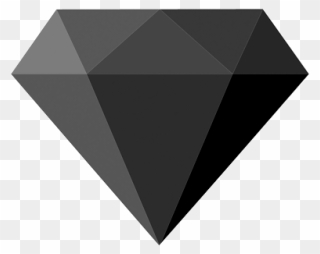 And Diamond Triangle Pattern Black White Clipart - Black Diamond Png Transparent Png