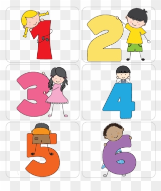 French Number Flashcards #2 Clipart