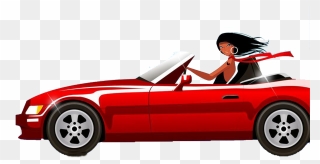 Library Of Free Library Of Girl Driving Car Png Files - Woman Driving Clipart Transparent Png
