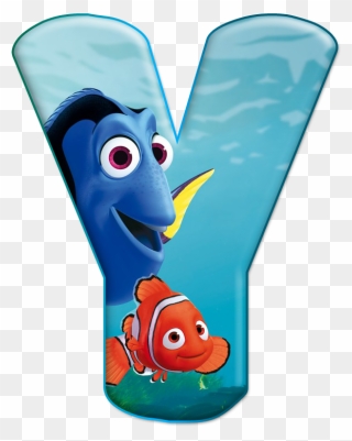 Abecedario Buscando A Nemo Y Buscando A Dory - Finding Nemo Letters Clipart