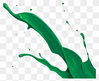 Green Paint Splat Green Clip Art Vector Clip - Green Paint Splash Png Transparent Png