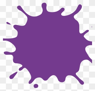 Purple Splat Transparent & Png Clipart Free Download - Nickelodeon Splat Logo 2009