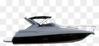 Clipart Boat Cabin Cruiser, Clipart Boat Cabin Cruiser - Cabin Cruiser Boat Clipart - Png Download