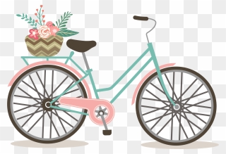 Vintage Bicycle Clipart - Png Download