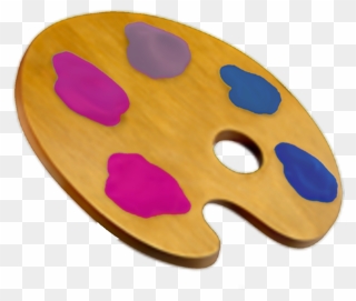 Bisexual Paint Palette Emoji Credit Isn"t Needed But - Artist Palette Emoji Png Clipart