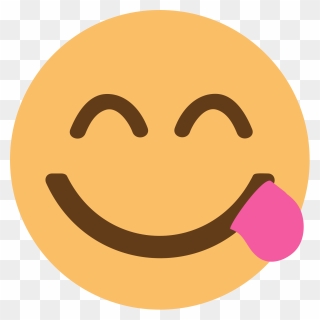 Yum Emoji Clipart - Yummy Emoji Clipart - Png Download