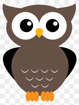 Free Cartoon Girl Owl Reading A Book Clipart Black - Clip Art Of Owl - Png Download