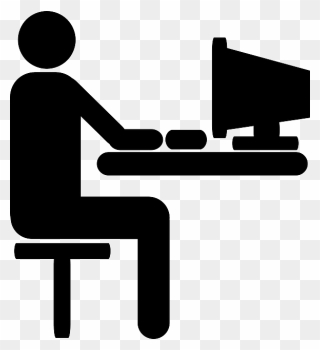 Computer User Clipart - Png Download