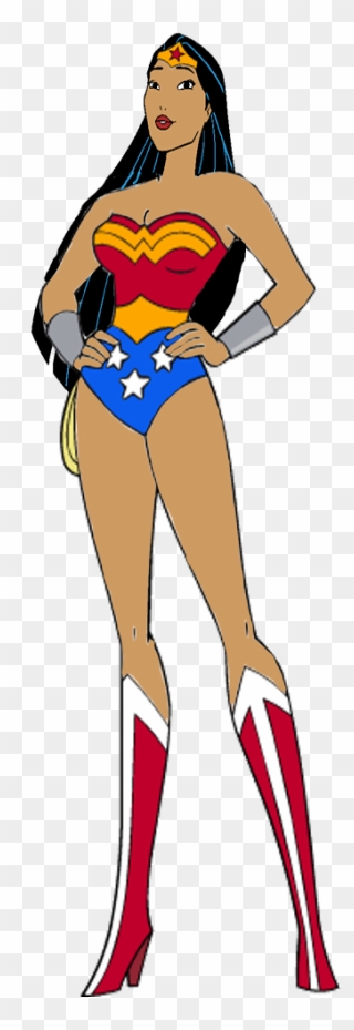 Princess Pocahontas As Wonder Woman By Darthranner83 - Pocahontas As Wonder Woman Clipart