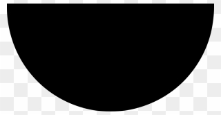 Semi Circle Png - Clip Art Badge Silhouette Transparent Png