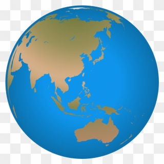Globe Asia Clip Art - Globe Asia Png Transparent Png