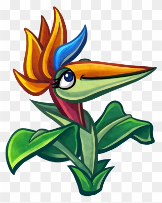 Bird Of Paradise Plants - Bird Of Paradise Pvz Heroes Clipart