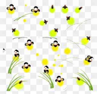 Flora Leaf Of Cartoon Poster The Fireflies - Grave Of The Fireflies Png Clipart