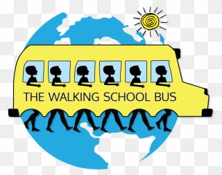 Twsb Blog The Walking - Walking School Bus Logo Clipart