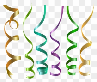 Curly Ribbons Transparent Png Clip Art Image