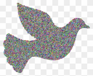 Peace Dove Geometric - Clip Art - Png Download