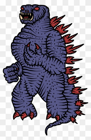 Godzilla Clipart - Cartoon - Png Download