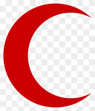 Flag Of The Red Crescent Svg Clip Arts - Red Crescent Moon Png Transparent Png