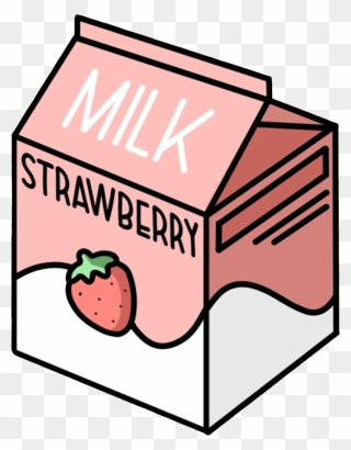 Transparent Strawberry Milkshake Clipart - Strawberry - Png Download