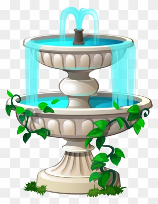 Water Fountain Clip Art - Png Download