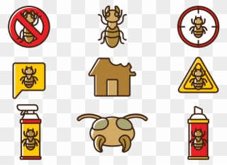 Termite Vector Icons - Termite Icons Clipart