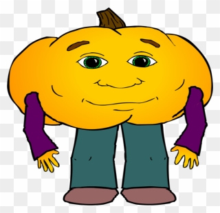 Hungry Clipart Hungry Person - Pumpkin Man I M Very Hungry - Png Download