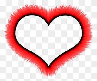 Cute Heart Frame Png Clipart - Heart Shape Png Frame Transparent Png