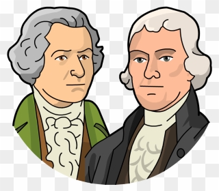 Jefferson Clipart James Madison - Hamilton Vs Jefferson Cartoon - Png Download