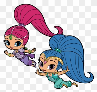 Shimmer And Shine Logo Transparent And Png Clipart - Shimmer And Shine Blue