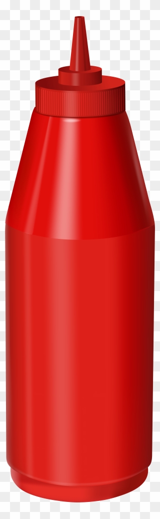 Ketchup Clipart Transparent - Transparent Ketchup Bottle Png