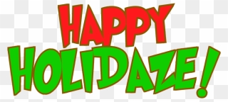 Happy Holidaze Clipart