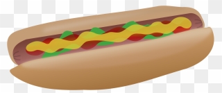 Table,hot Dog,hamburger - Longboard Clipart