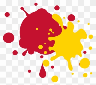 Ketchup Clipart Splat - Ketchup And Mustard Transparent - Png Download