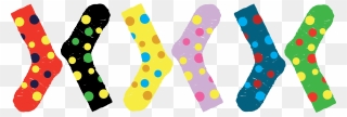 Socks Clipart Match Sock - World Down Syndrome Day 2019 - Png Download