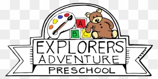 Explorers Adventure School Logo - Cartoon Clipart