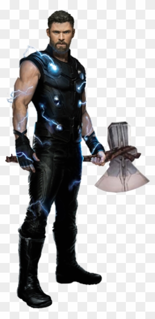 Chris Hemsworth Avengers - Thor Infinity War Costume Clipart