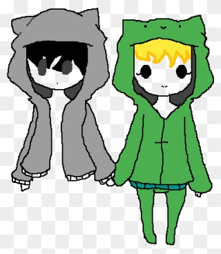 Lost And Ben In Cat Hoddies Clipart , Png Download - Cartoon Transparent Png