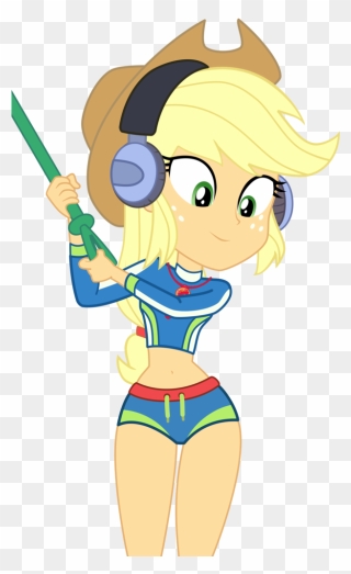 Transparent Lost And Found Clipart - Mlp Applejack Equestria Girls - Png Download