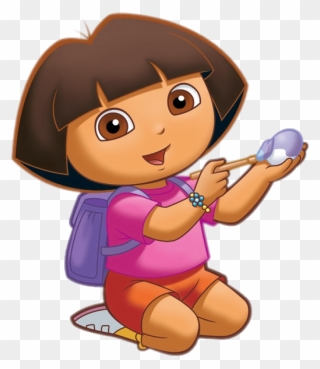 Dora The Explorer Sitting Down Clipart