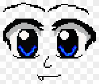 Anime Nose Png - Pixel Art Anime Eyes Clipart