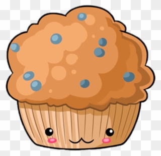 #muffin #cute #sweet #blueberries - Cute Muffin Transparent Background Clipart